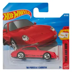 Hot Wheels: '96 Porsche Carrera червен малък автомобил 1/64 - Mattel