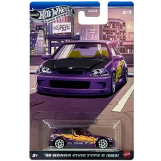 Hot Wheels: ’99 Honda Civic Type R (EK9) класически количка 1/64 - Mattel