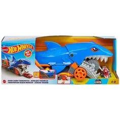 Hot Wheels: Автомобилоядец акула комплект с количка - Mattel