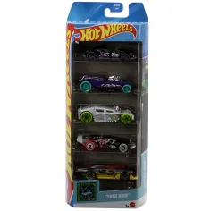 Hot Wheels: Cyber Noir комплект от 5 малки автомобила 1/64 – Mattel