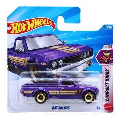 Hot Wheels: Datsun 620 лилаво количка 1/64 - Mattel изображение 1