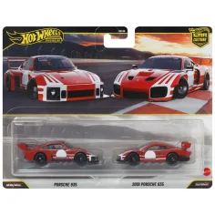 Hot Wheels: Deluxe Porsche 935 и 2018 Porsche 935 малка кола 2 броя пакет 1/64 - Mattel