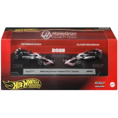 Hot Wheels F1 Малка кола 2-ри пакет - Haas: Ocon + Bearman - Mattel