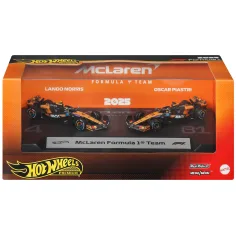 Hot Wheels F1 Малка кола 2-ри пакет - McLaren: Норис + Пиастри - Mattel