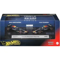 Hot Wheels F1 Малка кола 2-ри пакет - Red Bull: Верстапен + Цунода - Mattel