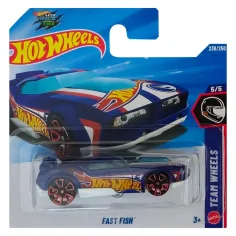 Hot Wheels: Fast Fish синьо количка 1/64 - Mattel