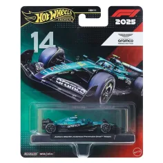 Hot Wheels: Формула-1 количка Aston Martin - #14 Фернандо Алонсо - Mattel изображение 1