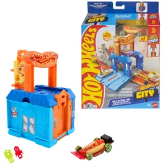 Hot Wheels: Градско заведение и ресторант за коли – Mattel
