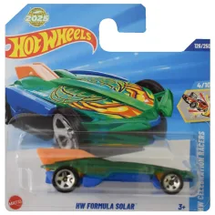 Hot Wheels: HW Формула Солар зелено-синя количка 1/64 - Mattel