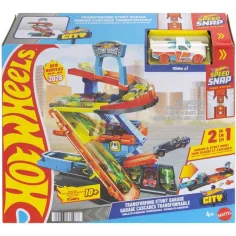 Hot Wheels: Каскадерски гараж комплект - Mattel