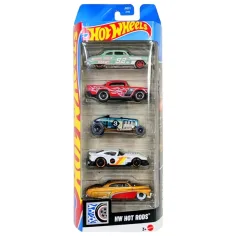 Hot Wheels: Комплект малки коли Hot Rods 5бр 1/64 - Mattel