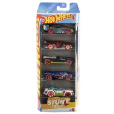 Hot Wheels: Комплект от 5 малки коли за каскади - Mattel