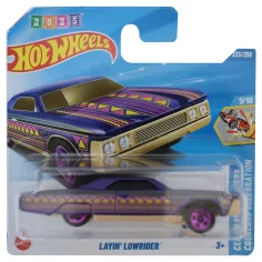 Hot Wheels: Layin' Lowrider лилаво количка 1/64 - Mattel