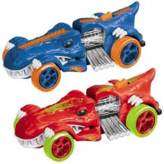 Hot Wheels - Mighty Speeders: T-Rextroyes количка с светлина и звук 13см