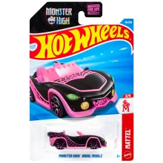 Hot Wheels: Monster High Ghoul Mobile черен цвят количка 1/64 - Mattel