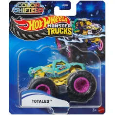 Hot Wheels Monster Truck: Totaled цветен сменяем мини автомобил 1/64 - Mattel