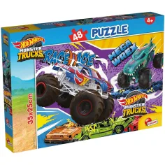 Hot Wheels Monster trucks 48бр. пъзел 35x25см - Lisciani