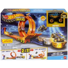 Hot Wheels Monster Trucks: 50. годишнина Bigfoot хипер писта - Mattel