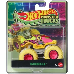Hot Wheels Monster Trucks: Bashzilla светещ автомобил 1/64 – Mattel