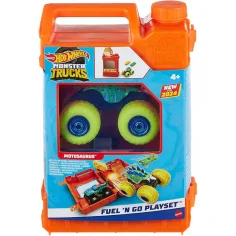 Hot Wheels Monster Trucks: Бензинова каничка комплект за игра - Mattel