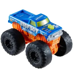 Hot Wheels Monster Trucks: Bigfoot 4x4x4 монстер автомобил с светлинни и звукови ефекти 1/43 - Mattel изображение 2