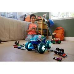 Hot Wheels Monster Trucks: Дистанционно управление интерактивен Mega Wrex монстър количка - Mattel изображение 3
