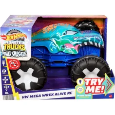 Hot Wheels Monster Trucks: Дистанционно управление интерактивен Mega Wrex монстър количка - Mattel изображение 1