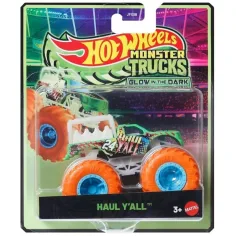 Hot Wheels Monster Trucks: Haul Y’all светещ автомобил 1/64 – Mattel