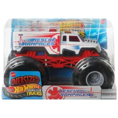 Hot Wheels: Monster Trucks Oversized Rescue Rampager монстер автомобил 1/24 - Mattel