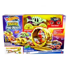 Hot Wheels Monster Trucks: Power Smasher Лов на писта - Mattel