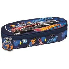 Hot Wheels овален несесер в син цвят 20,5x5x9,5cm