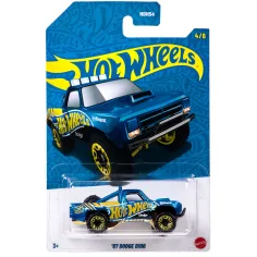Hot Wheels Pearl & Chrome: '87 Dodge D100 количка 1/64 - Mattel