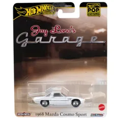 Hot Wheels Pop Culture: Jay Leno гараж 1968 Mazda Cosmo Sport количка 1/64 - Mattel
