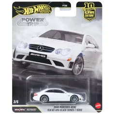 Hot Wheels Premium: Cool-тур 2008 Mercedes-Benz CLK 63 AMG Black Series количка 1/64 - Mattel