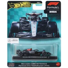 Hot Wheels Premium: Mercedes-AMG PETRONAS Формула 1 No.:44 малка кола 1/64 – Mattel