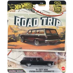 Hot Wheels: Premium Road Trip 1964 Chevy Nova Station Wagon количка 1/64 – Mattel