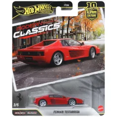 Hot Wheels Premium: Страхотно пътуване Ferrari Testarossa количка 1/64 - Mattel