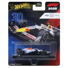 Hot Wheels Premium: Visa Cash App Racing Bulls Формула 1 екип No.:30 количка 1/64 - Mattel