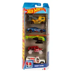 Hot Wheels: Приоритетна патрулна колекция 5бр - Mattel