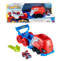 Hot Wheels: RacerVerse Spider-Man изстрелваща писта - Mattel