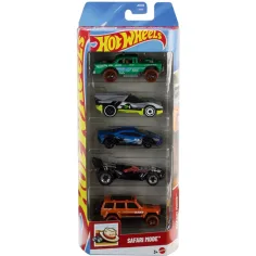 Hot Wheels: Safari Mode комплект от 5 колички 1/64 - Mattel
