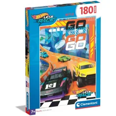 Hot Wheels състезание - 180 части супер пъзел - Clementoni