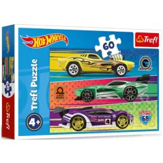 Hot Wheels състезание 60бр. пъзел - Trefl