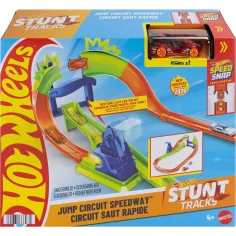 Hot Wheels: Шампионски трасета - Кругова надпревара с трамплин - Mattel