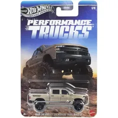 Hot Wheels Silver Series: 2019 Chevrolet Silverado Trail Boss LT количка 1/64 - Mattel