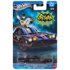 Hot Wheels Silver Series: Класически телевизионен сериал Батмобил малка кола 1/64 - Mattel
