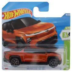 Hot Wheels: Silverado EV RST оранжева количка 1/64 - Mattel