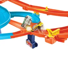 Hot Wheels: Супер Спирална писта с 5 малки автомобила - Mattel изображение 3