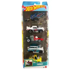 Hot Wheels: Tooned  5-бройна комплект малки коли 1/64 - Mattel