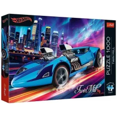 Hot Wheels Twin Mill 1000 части премиум пъзел - Trefl изображение 1